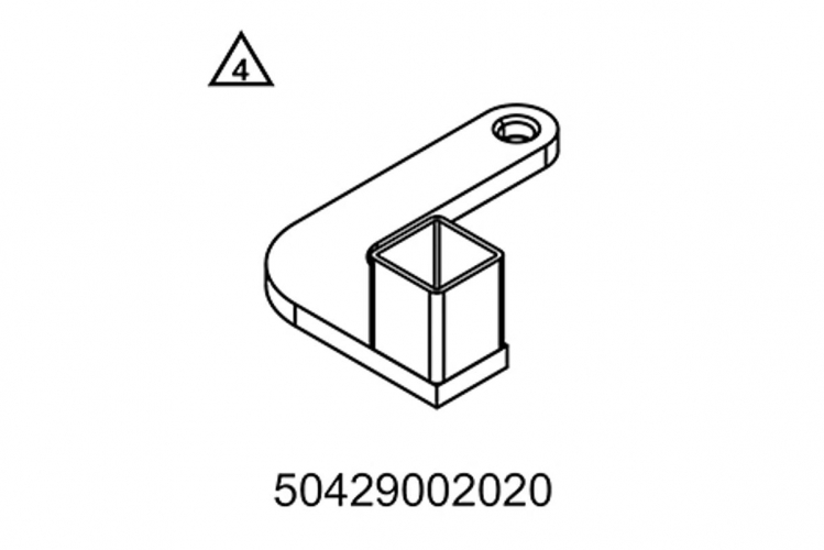 ENGINE HOLDER LEFT 125