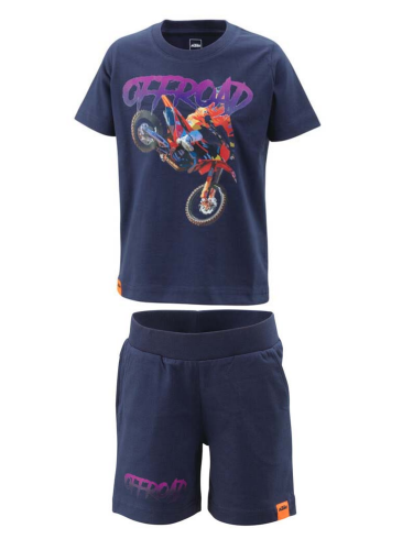 ENSEMBLE TEE SHIRT + SHORT ENFANT KTM SET 24