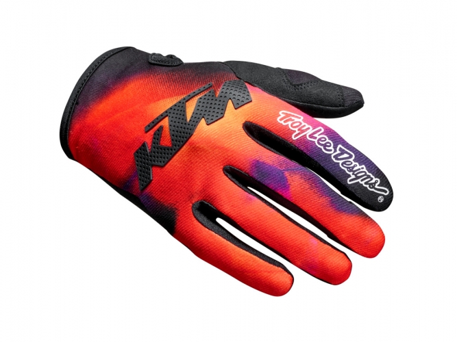 GANTS MX KTM TROY LEE DESIGNS SE SLASH ORANGE 20