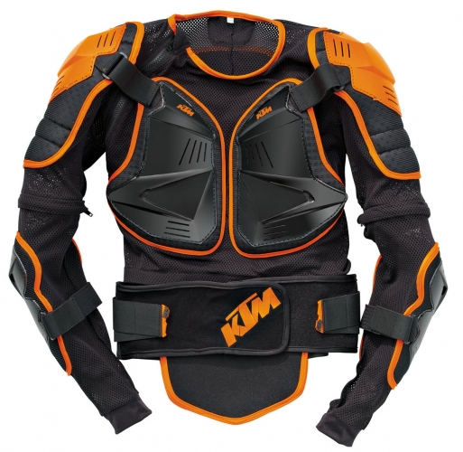 GILET PROTECTION MX KTM EXO NOIR/ORANGE