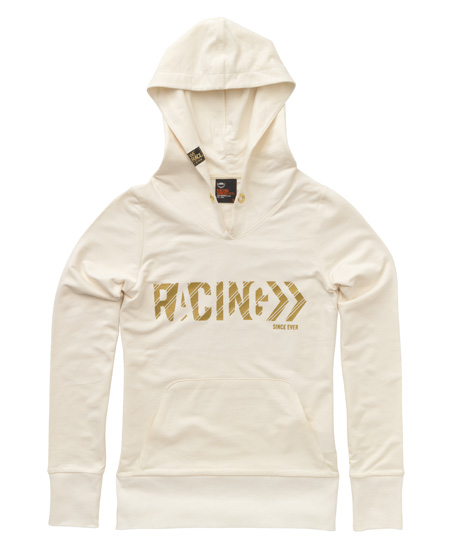 girls sliced font hoodie 