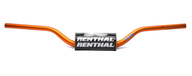 GUIDON SANS BARRE RENTHAL ORANGE BAS KTM 85 SX 13-18 