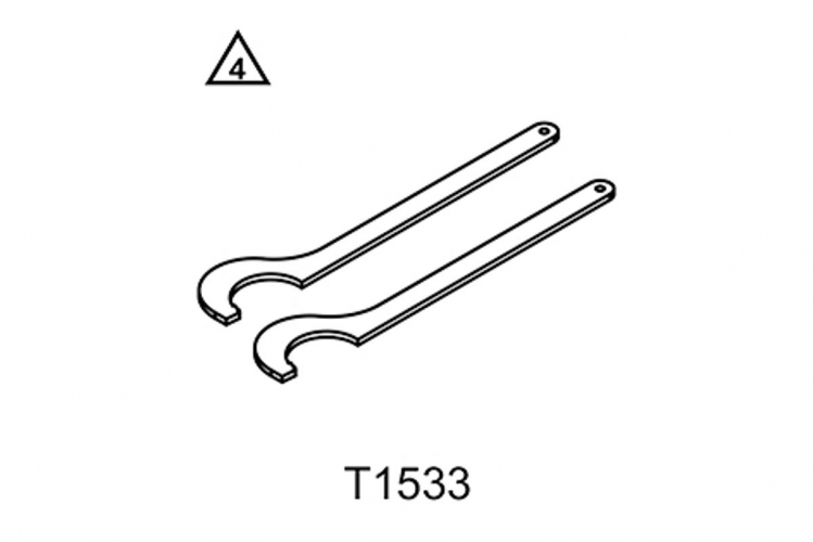 HOOK WRENCH ( 2 ITEMS ) KTM