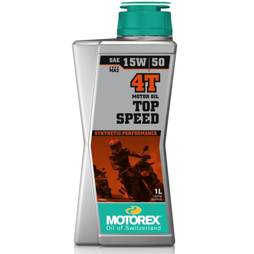 HUILE BOITE MOTOREX TOP SPEED 4T 15W50 1L
