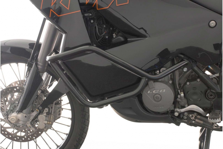 JEU BARRES PROTECTION LATERALE NOIRES KTM 950/990 ADVENTURE