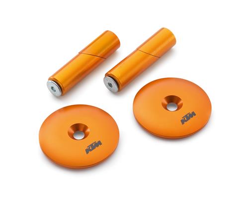 JEU BOUCHONS BRAS OSCILLANT ORANGE KTM 1050 ADVENTURE 15-16 / 1090 ADVENTURE/R 17/ 1190 ADVENTURE/R 13-16/ 1290 SUPER ADVENTURE 15-16/1290 SUPER ADVENTURE S/R 17-21/ 1290 SUPER DUKE R 14-19/ 1290 SUPER DUKE GT 16-20