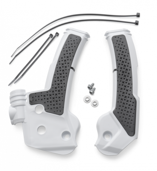 JEU DE PROTECTION DE CADRE FACTORY RACING BLANC HUSQVARNA