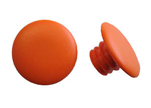 JEU EMBOUTS GUIDON PLASTIQUE ORANGE KTM SX/EXC/FREERIDE