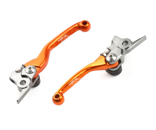 JEU LEVIERS PIVOT 4MX ORANGE KTM 125/150 SX 16-20/ 125 EXC 17-20/ SX/EXC 14-20