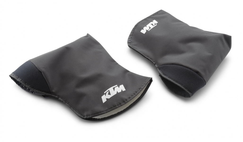 JEU MANCHONS GUIDON NOIR PROTECTION THERMIQUE MAINS KTM