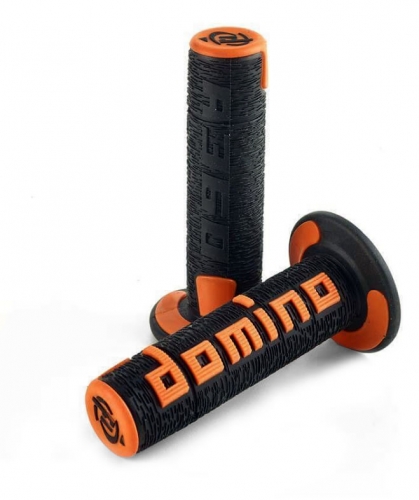 JEU POIGNEES DOMINO A360 CONFORT NOIR/ORANGE KTM SX/EXC