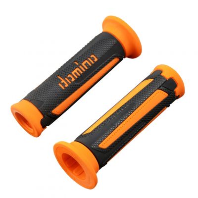 JEU POIGNEES DOMINO TOURISMO A350 NOIR/ORANGE