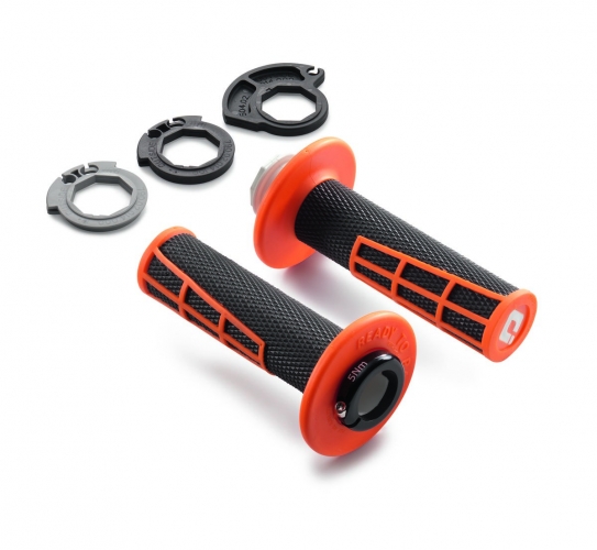 JEU POIGNEES ORANGE/NOIR KTM ODI LOCK-ON EMIG SX 17-20/ SX-F 16-20/ EXC 17-20/ FREERIDE 250 F 18-20/ 85 SX 18-20