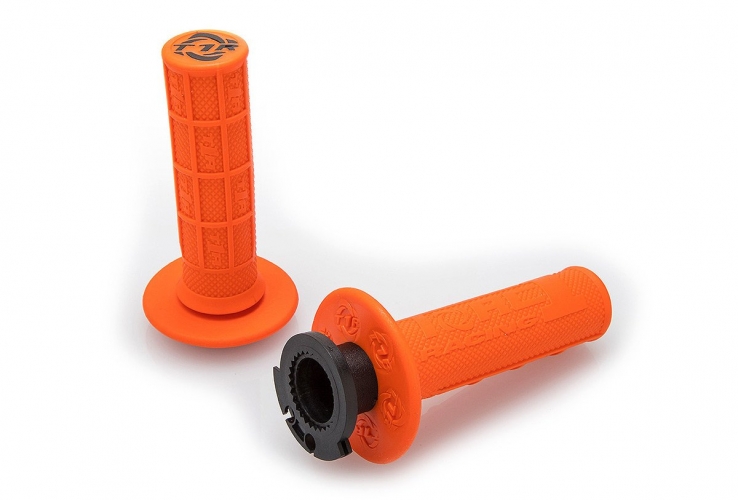 JEU POIGNEES 4T TORC1 LOCK-ON ORANGE