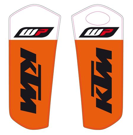 JEU STICKERS PROTECTION FOURCHE WP KTM SX 15-20/ EXC/XC-W 16-20