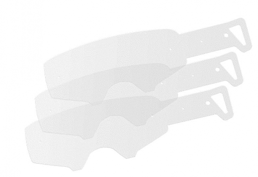 KIDS RAILED GOGGLES TEAR-OFF 10PCS OS