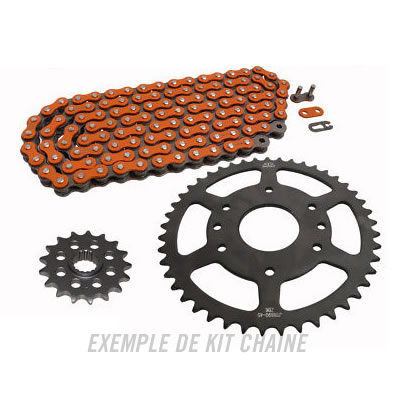 KIT CHAINE 16X41 CHAINE ORANGE KTM 790 DUKE 18