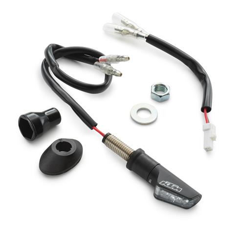 KIT CLIGNOTANT LED  KTM 125/390 DUKE 21-23/ 690 DUKE R 16-17/ 690 SMC R 20-21/ 690 ENDURO R 20-21/ 790 DUKE 18-20/ 790 ADVENTURE/R/R RALLY 19-20/ 890 DUKE/ R 20-21/ 890 ADVENTURE/ R/ R RALLY 21/ 1290 SUPER ADVENTURE S/R 17-21/ 1290 SUPER DUKE R 14-22/ GT 