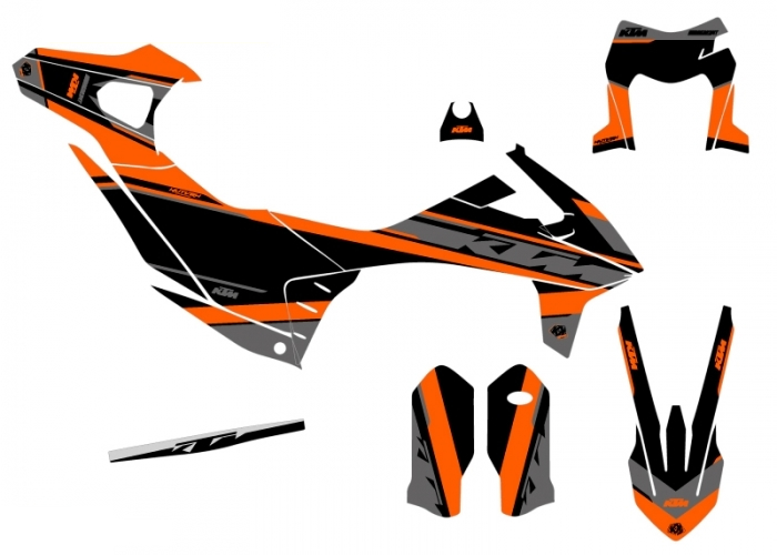 KIT DECO COMPLET BREAKOUT NOIR KTM 690 ENDURO R 19-20