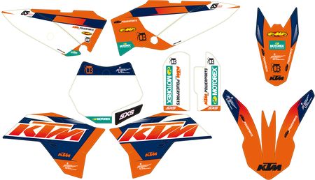 KIT DECO COMPLET FACTORY KTM 65 SX 09-15