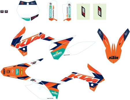 KIT DECO COMPLET FACTORY KTM 85 SX 13-17