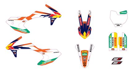 KIT DECO COMPLET FACTORY KTM 50 SX 16-20