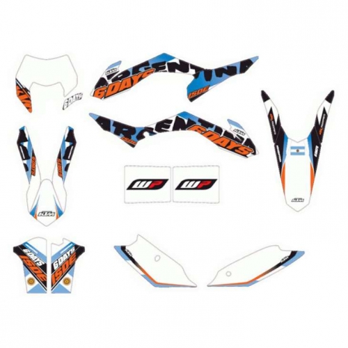 KIT DECO COMPLET SIX JOURS ARGENTINE KTM EXC 14-15