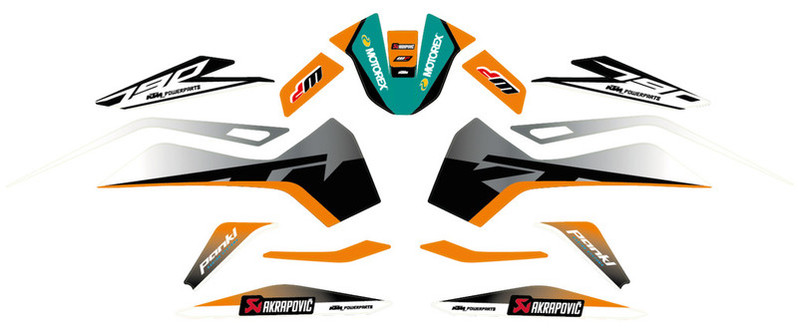 KIT DECO COMPLET STYLE KTM 790 DUKE 18-20