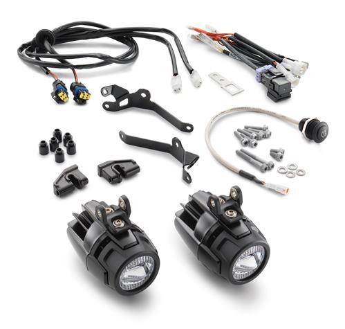 KIT LAMPES ADDITIONNELLES KTM 1050 ADVENTURE 15-16 / 1090 ADVENTURE/R 17/ 1190 ADVENTURE/R 13-16/ 1290 SUPER ADVENTURE 15-16/ 1290 SUPER ADVENTURE T 17