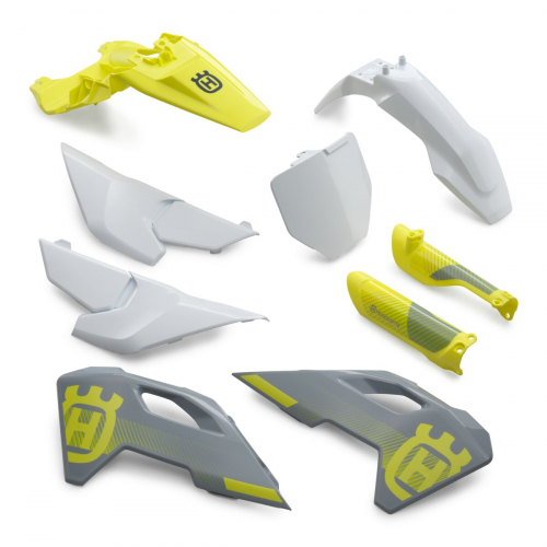 KIT PIECES EN PLASTIC GRIS/JAUNE HUSQVARNA TC 50 24-