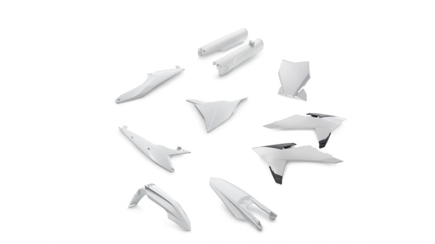 KIT PLASTIQUE BLANC KTM SX/SX-F 25-