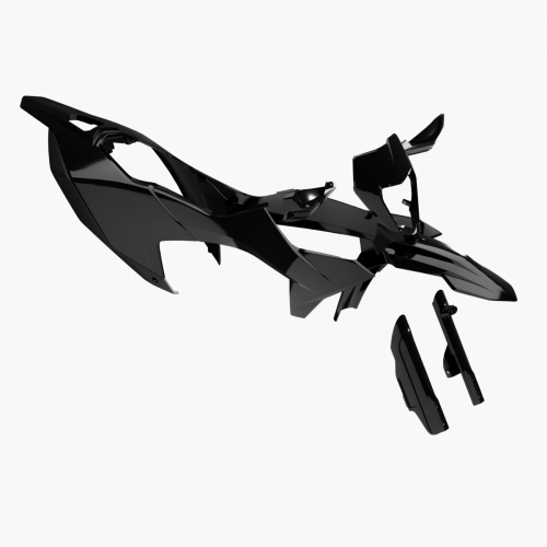 KIT PLASTIQUE NOIR KTM 690 SMC-R 2026-