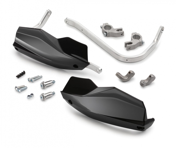 KIT PROTEGE MAIN ALUMINIUM NOIR KTM 690 DUKE/ 690 SMC R/ENDURO R 19-23/ HUSQVARNA 701 SUPERMOTO/ENDURO/ GASGAS SM/ES 700
