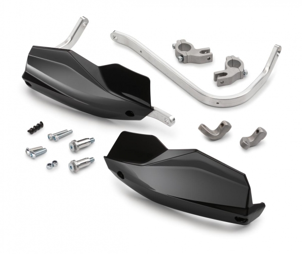 KIT PROTEGE MAIN ALUMINIUM NOIR KTM 690 DUKE/ 690 SMC R/ENDURO R 19-23/ HUSQVARNA 701 SUPERMOTO/ENDURO/ GASGAS SM/ES 700