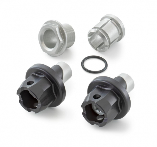 KIT ROULETTE DE PROTECTION FOURCHE NOIR KTM/ HUSQVARNA/ GASGAS