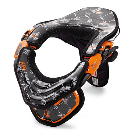 kit sticker neck brace ktm noir