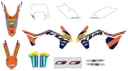 kit stickers enduro factory