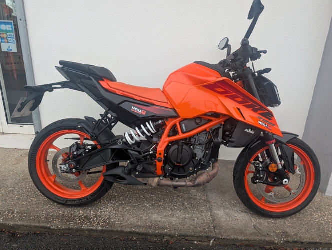 KTM 390 DUKE ORANGE 2024 (Eligible aux permis A2) 