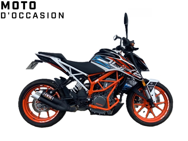 KTM 390 DUKE WHITE 2019 ABS (Eligibles permis A2)