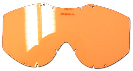 lens orange racing goggles