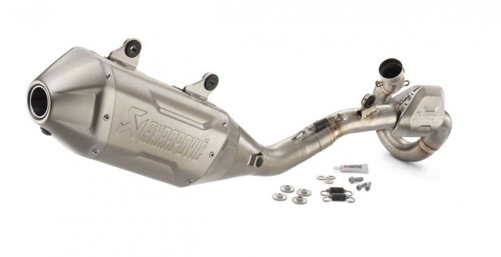 LIGNE ECHAPPEMENT COMPLETE EVOLUTION AKRAPOVIC KTM 450 SX-F 23-24/ 450 SMR 23-24/ GASGAS MC 450F 24