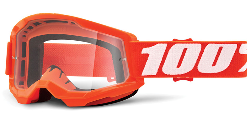 LUNETTE MX 100% STRATA 2 ORANGE