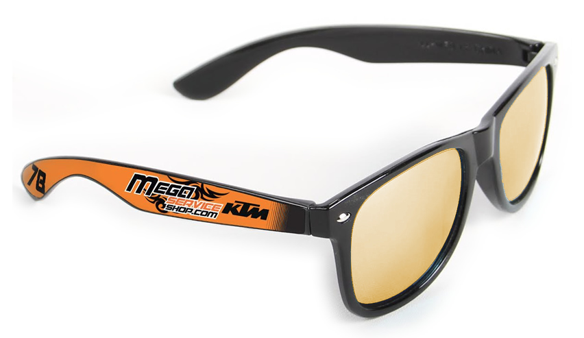 LUNETTES DE SOLEIL KTM MEGA SERVICE SHOP NOIR GOLD