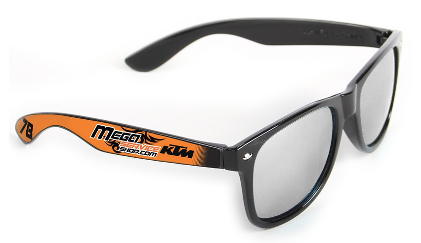 LUNETTES DE SOLEIL KTM MEGA SERVICE SHOP NOIR FUME