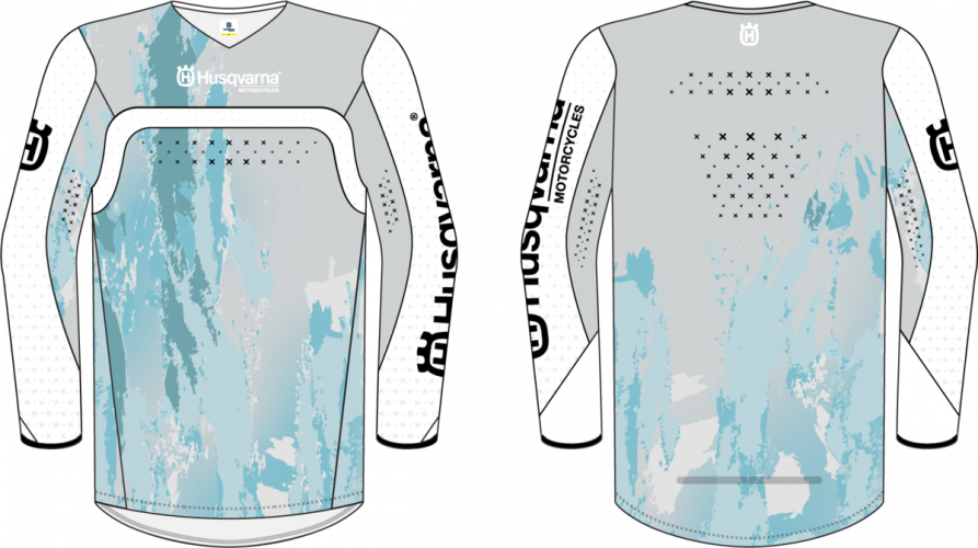MAILLOT HUSQVARNA RAILED AIR ICE