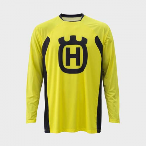 MAILLOT MX HUSQVARNA MOTORCYCLES AUTHENTIC JAUNE