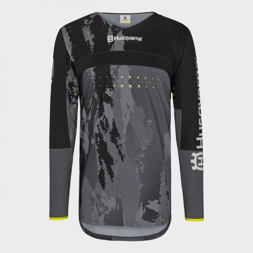 MAILLOT MX HUSQVARNA RAILED BLACK 25