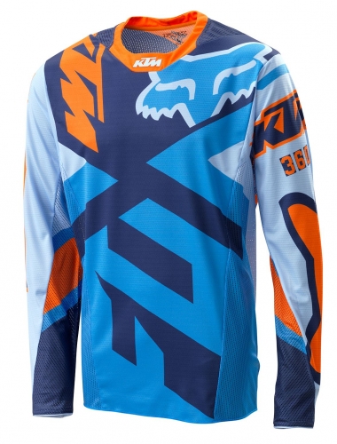 MAILLOT MX KTM FOX 360 BLEU