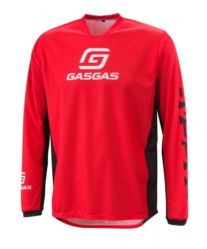 MAILLOT TRIAL GASGAS HEBO TECH ROUGE