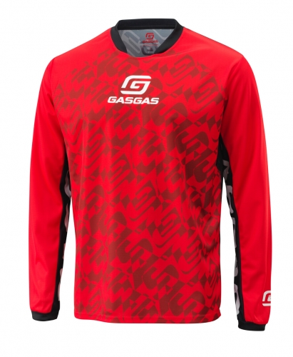 MAILLOT TRIAL GASGAS HEBO TECH ROUGE 23